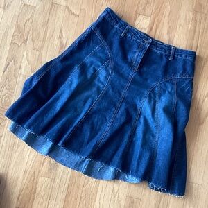 Metro 7 Dark Denim Skirt